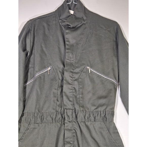 Vintage Walls Army Green Work Mechanics Coveralls - Picture 3 of 16